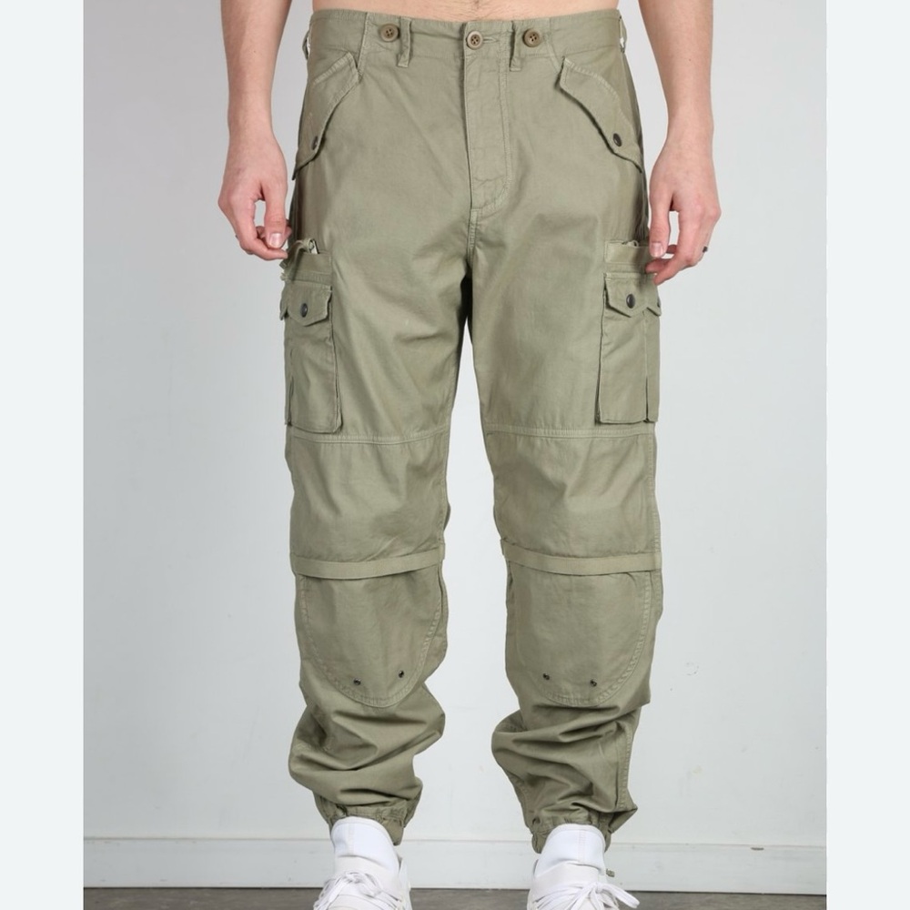 John Elliott Back Sateen‎ Olive Canopy Cargo Pants Size 3 or US Size L NWT